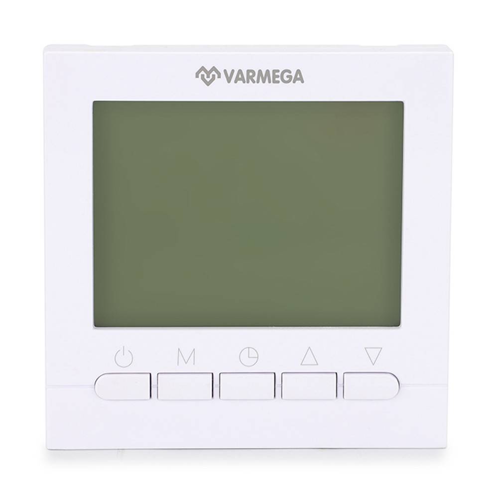 Термостат комнатный Varmega VM19221 проводной белый VM19221