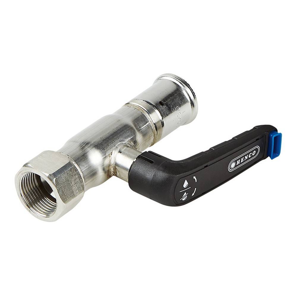 Кран шаровой Henco из нержавеющей стали пресс-ВР 26x3/4 17-2606