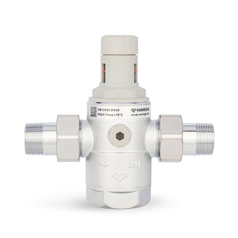 Редуктор давления Varmega мембранный 3/4 PN25 с разъемными соединениями VM12902