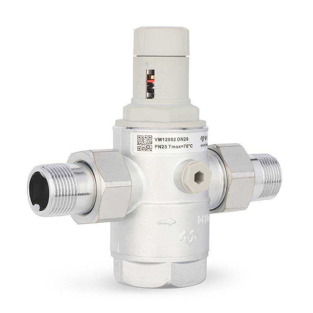 Редуктор давления Varmega мембранный 3/4 PN25 с разъемными соединениями VM12902