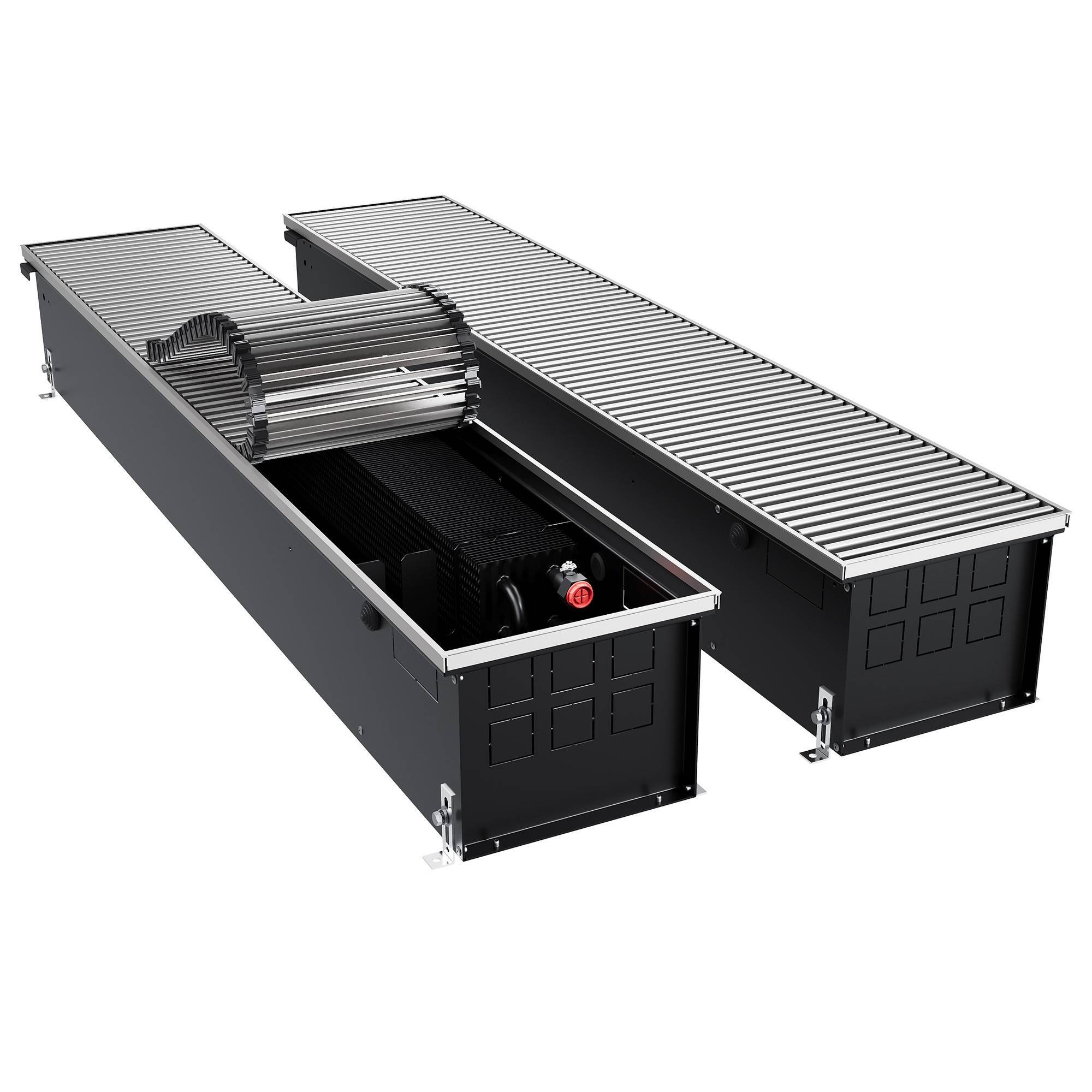 Конвектор внутрипольный Royal Thermo ATRIUM TURBO-190/250/900-DG-U-NA инверторный натуральный алюминий НС-1665180