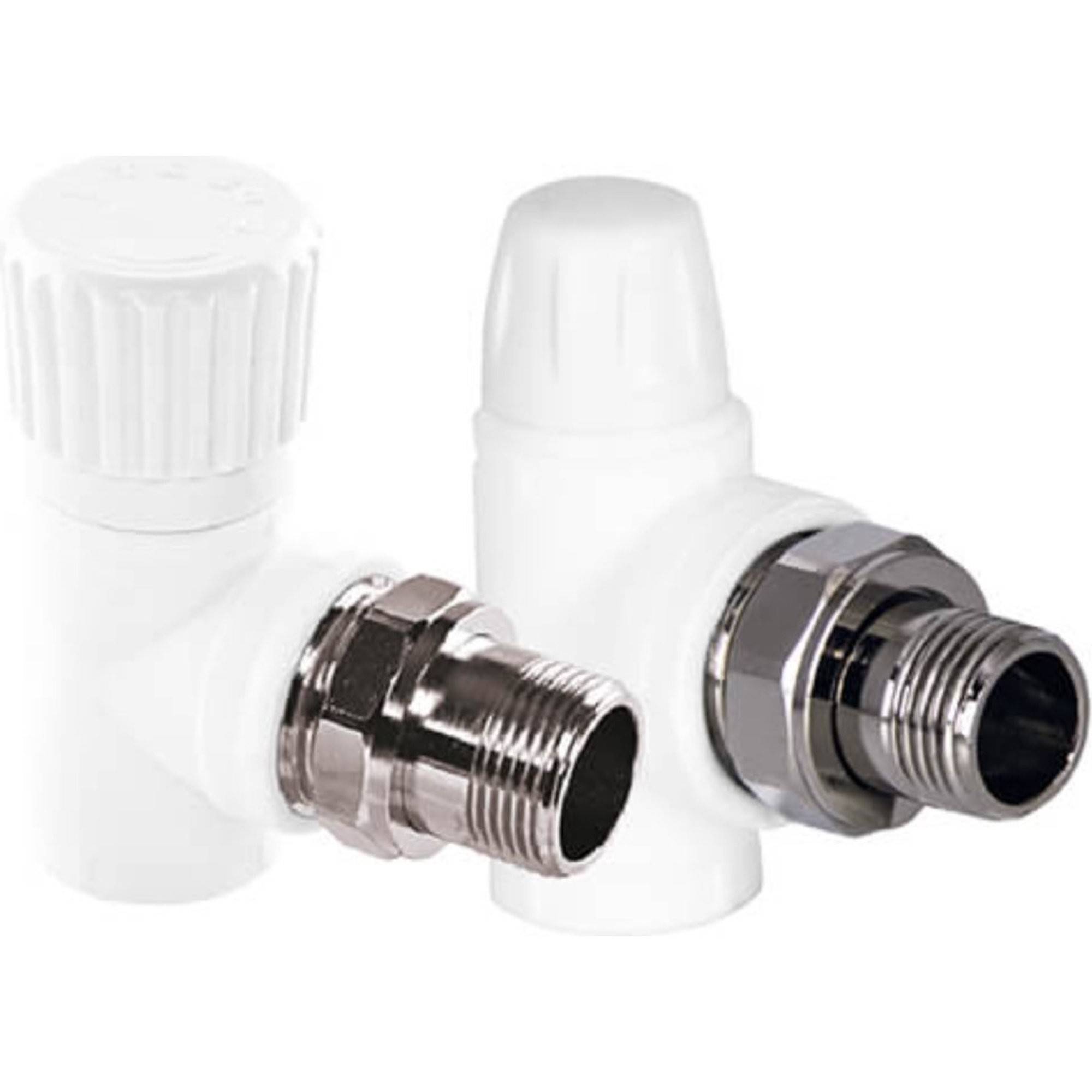 Комплект угловой TEBO PP-R №11-12 20x1/2 белый 030061151