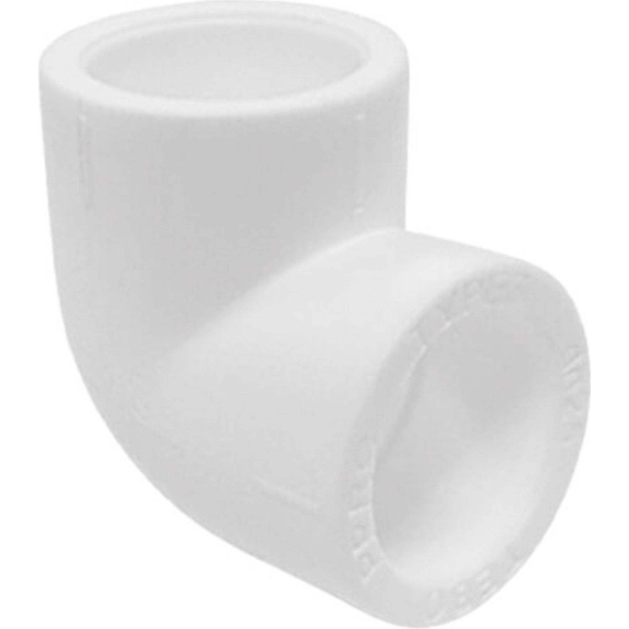 Угольник TEBO PP-R 90 градусов 63 мм белый 030033107