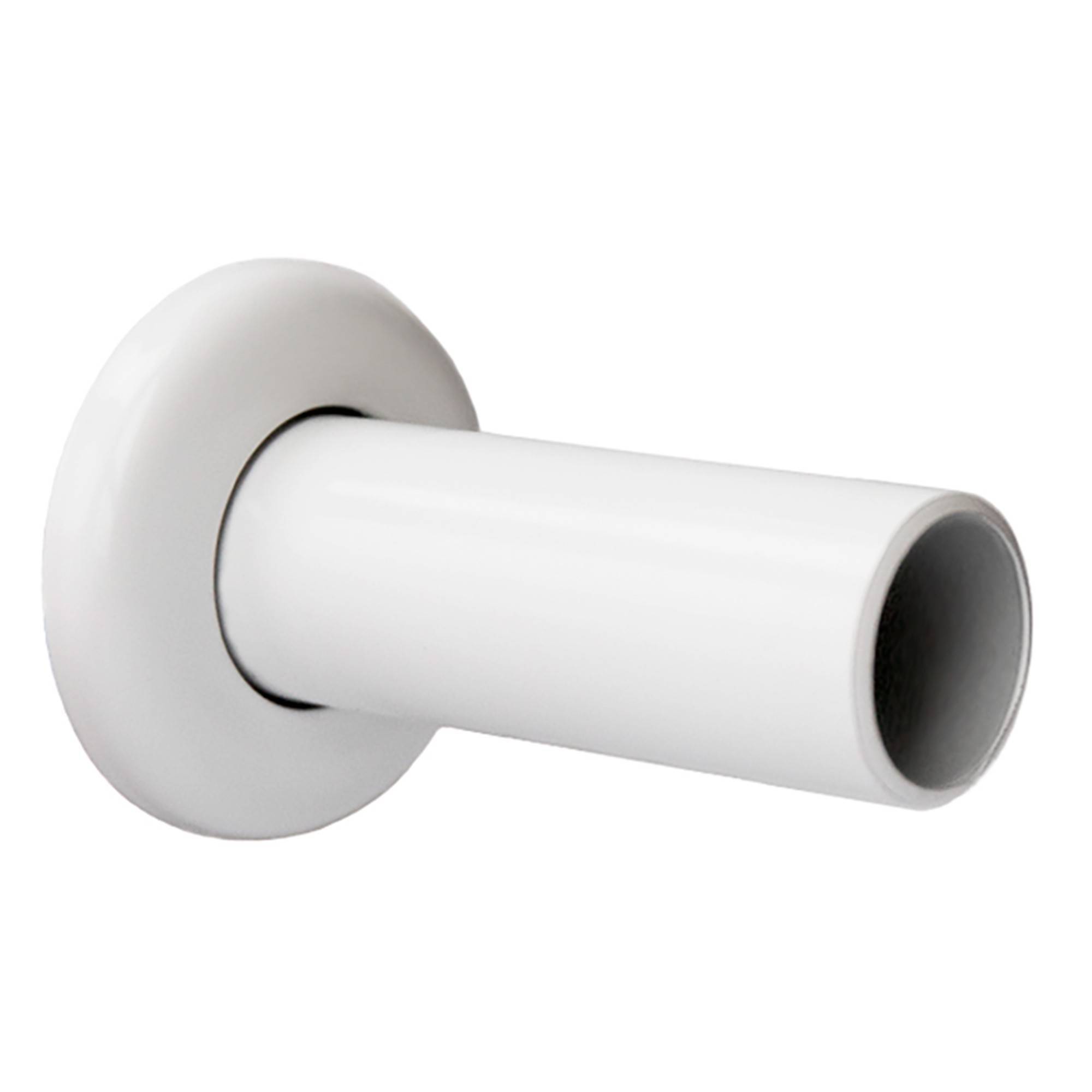 Трубка маскировочная с розеткой Schlosser 22 мм 80 мм белая 1586272