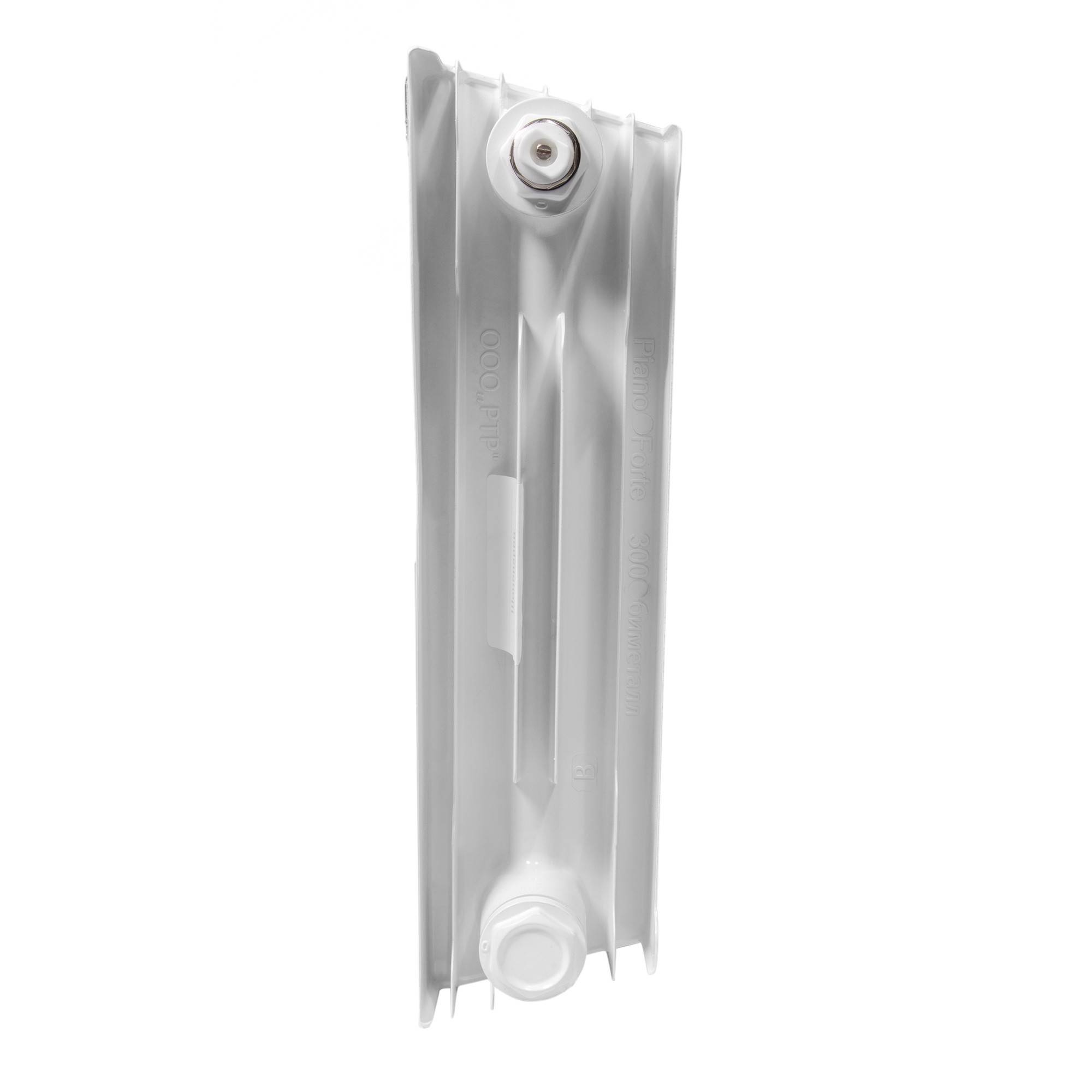 Радиатор биметаллический Royal Thermo PianoForte 300 Bianco Traffico 14 секц. нижнее подключение VDL 1443013