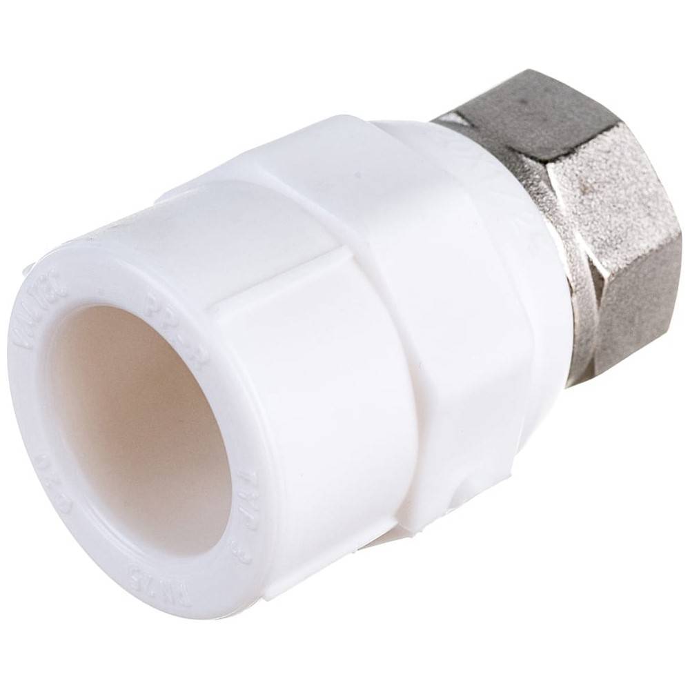 Соединитель полипропиленовый РОСТерм PPR с накидной гайкой 20x1/2 1517217