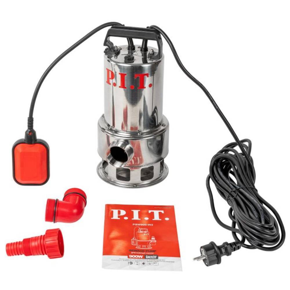 Дренажный насос P.I.T. PSW900-W2 900 Вт для грязной воды 1506482