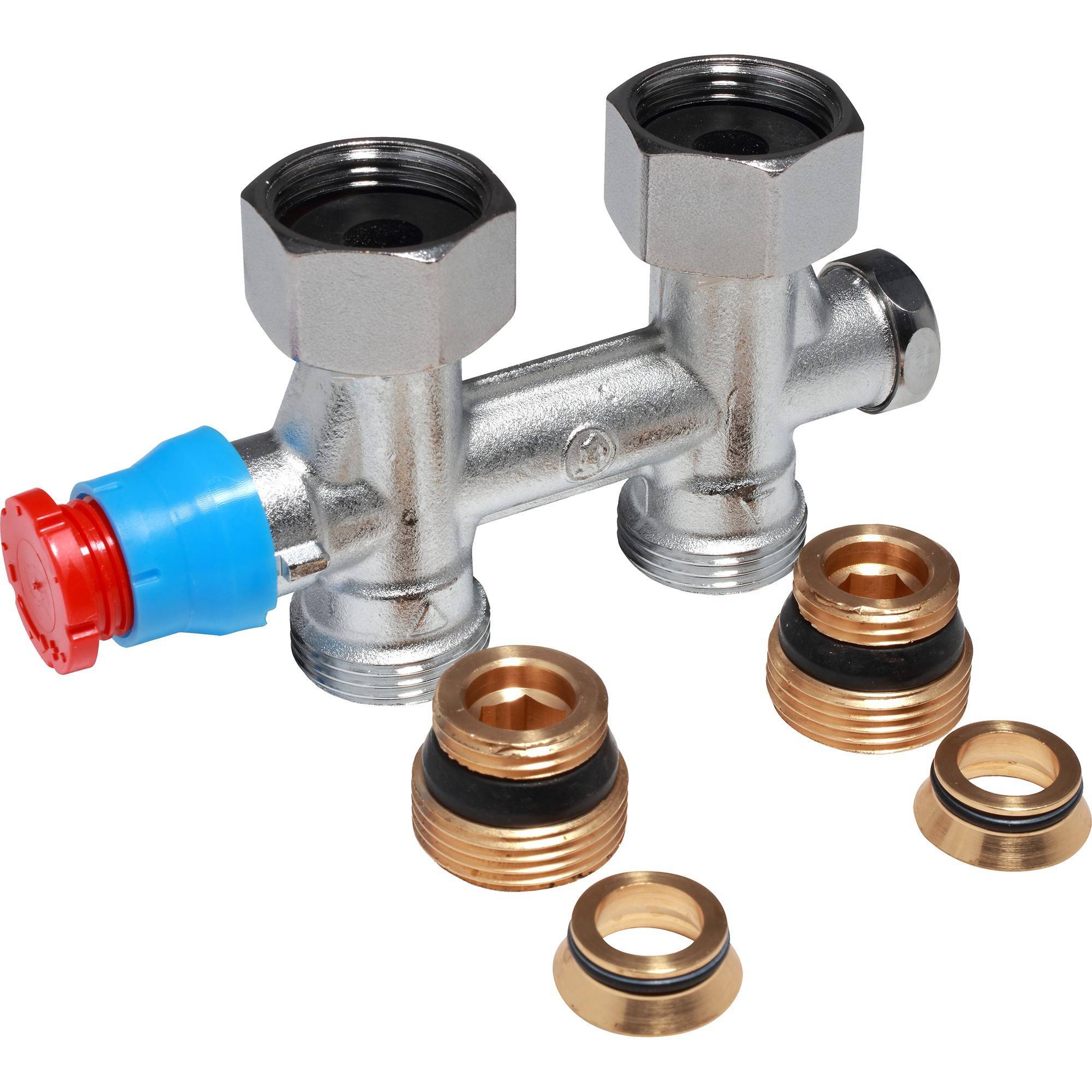 Узел нижнего подключения Giacomini прямой 3/4 F x 3/4 E R383X003