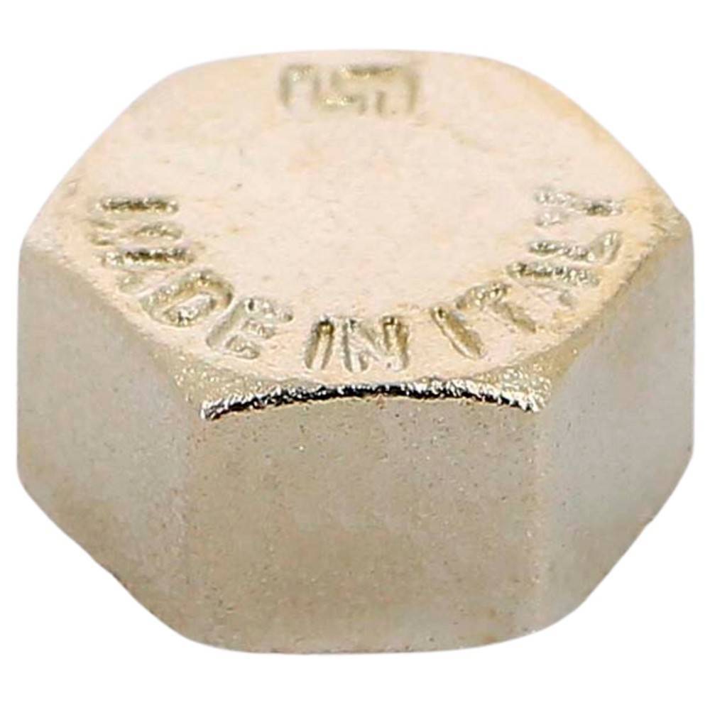 Заглушка латунная Uni-Fitt ВР 1 дюйм никелированная 611N5000