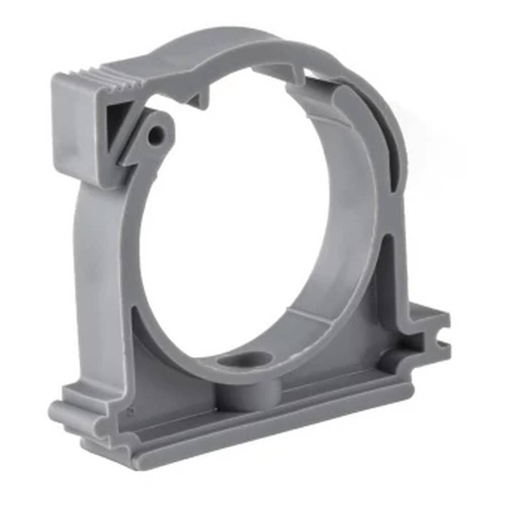 Хомут для труб пластиковый РТП 40 мм серый 1158529