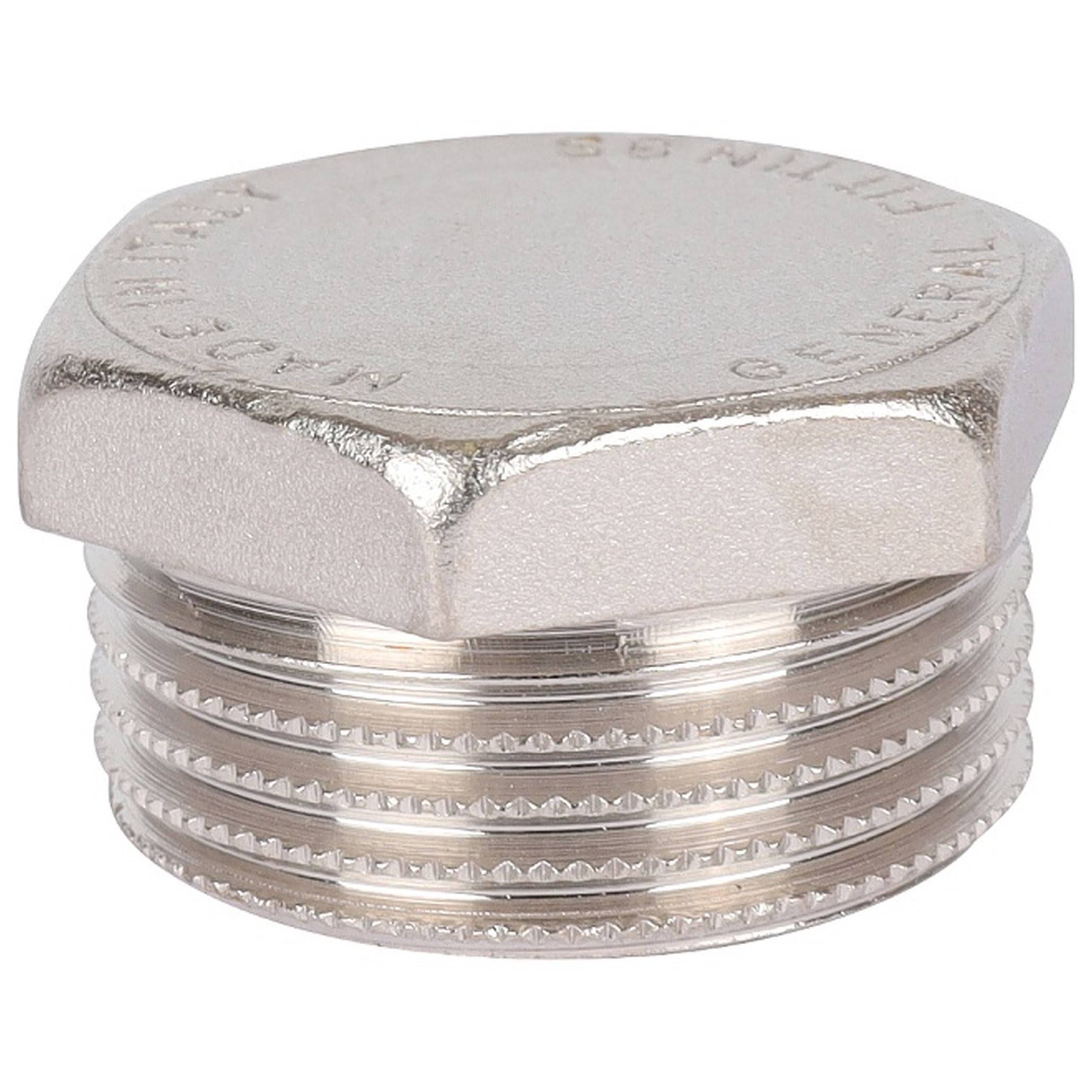 Заглушка резьбовая STOUT 1 НР никелированная SFT-0026-000001