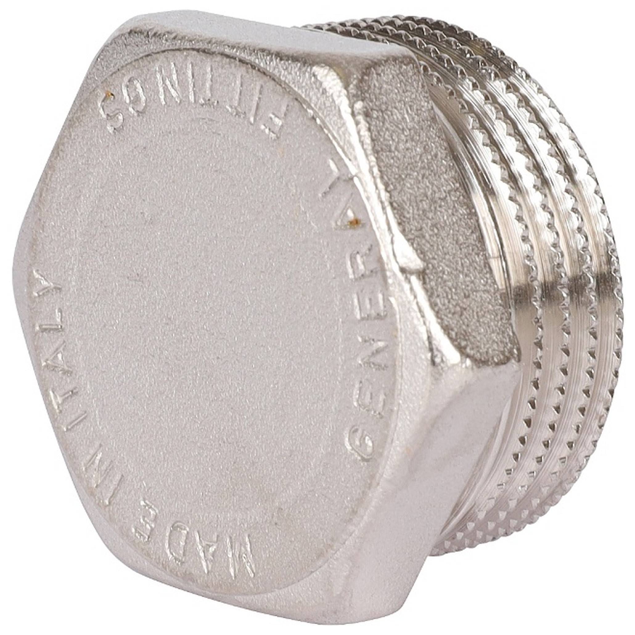 Заглушка резьбовая STOUT 1 НР никелированная SFT-0026-000001