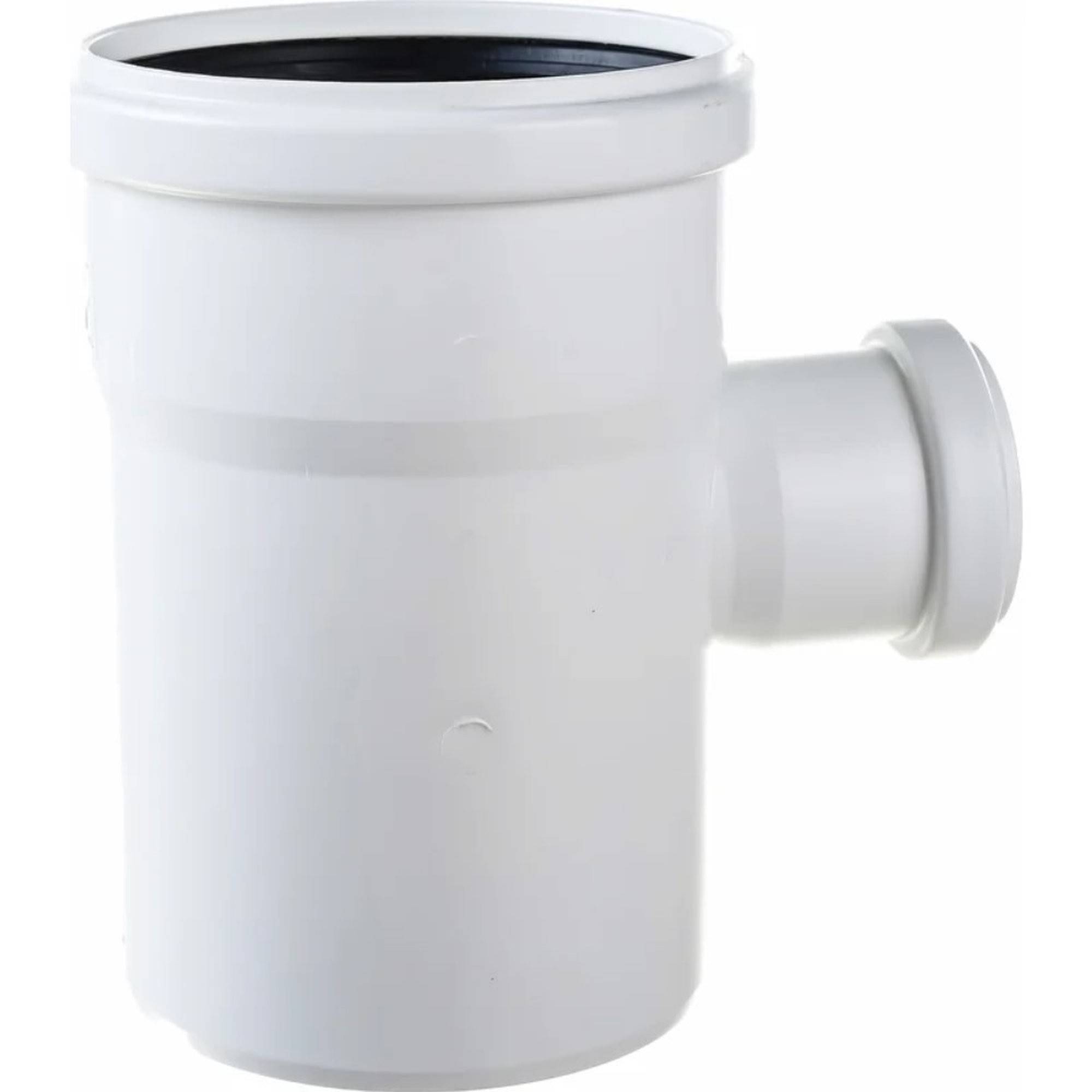 Тройник канализационный бесшумный Политэк ПП 110х50 мм 87.5° 1306913