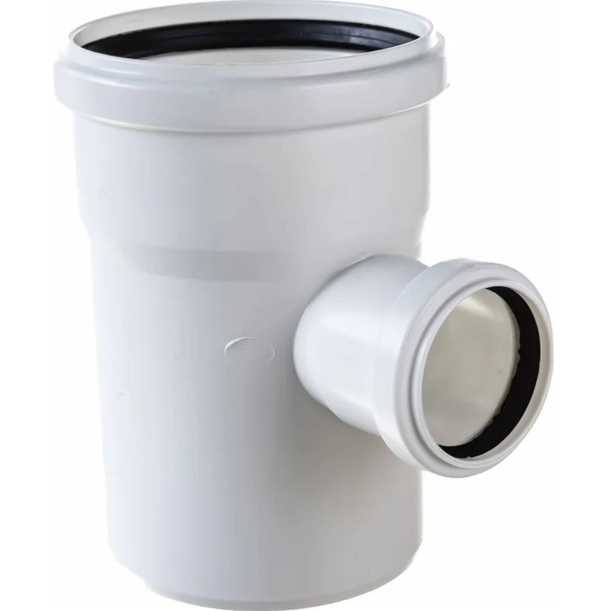 Тройник канализационный бесшумный Политэк ПП 110х50 мм 87.5° 1306913