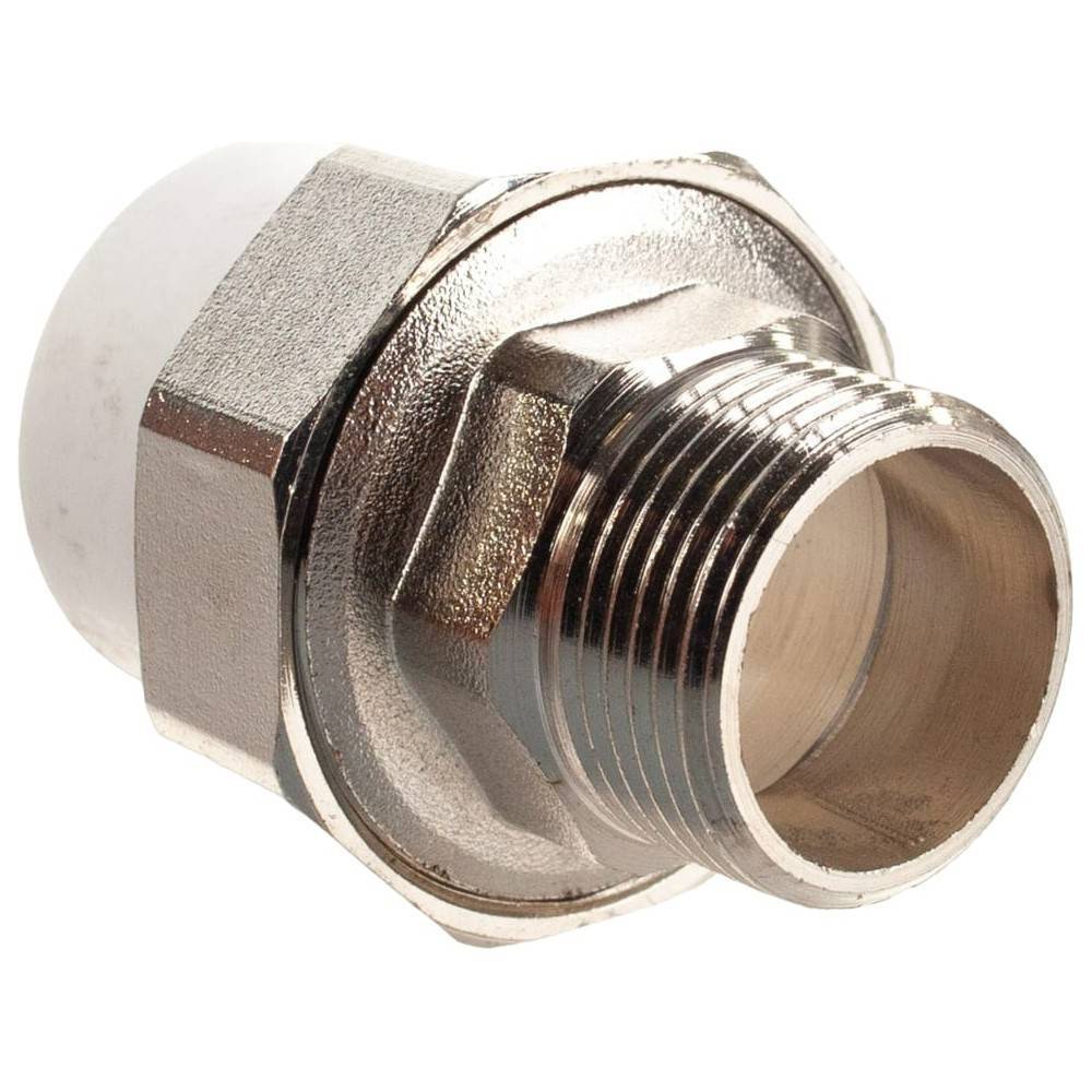 Муфта комбинированная РОСТерм PPR с разъемным раструбом 25 мм x 1/2 НР НС-1517161