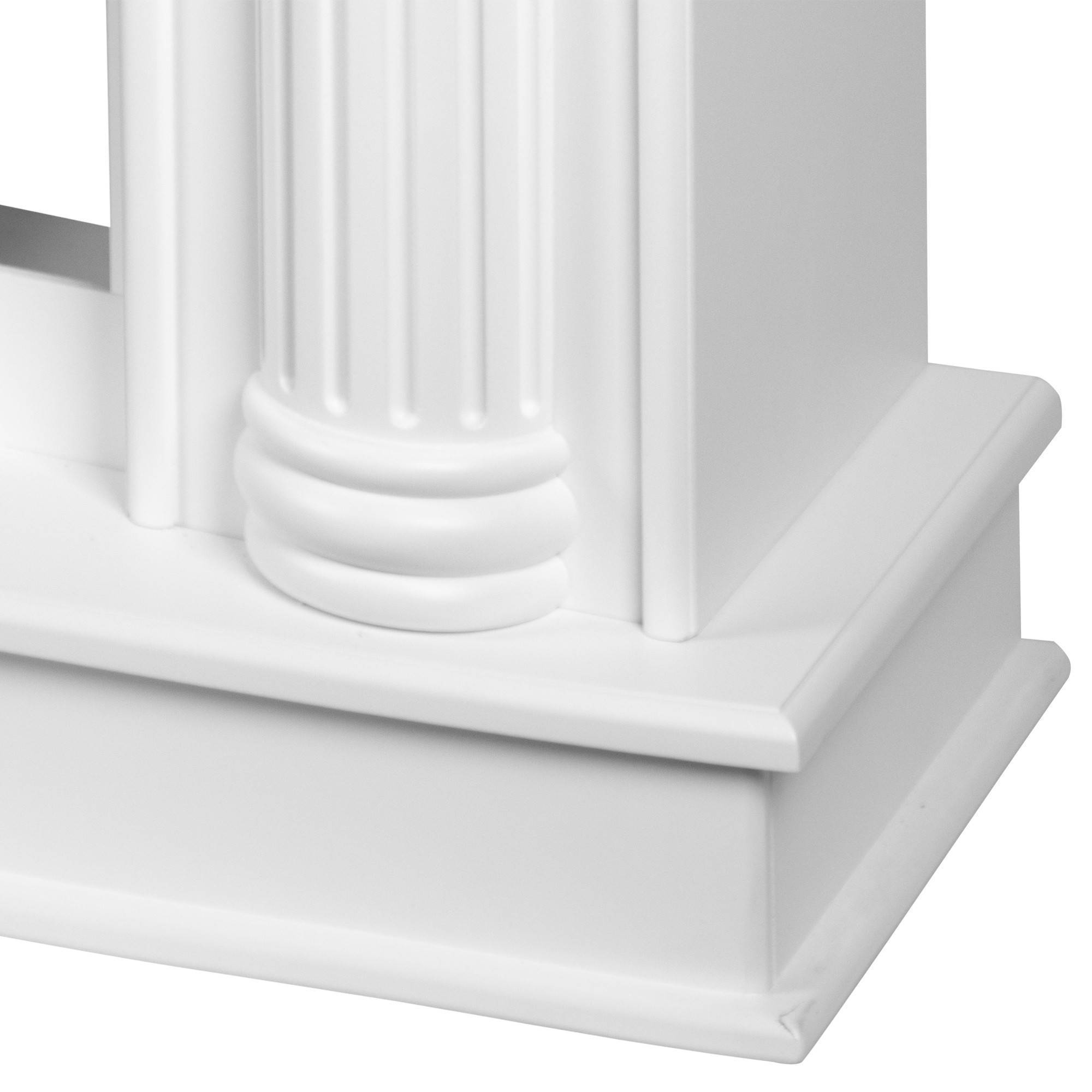 Каминокомплект Royal Thermo Aurora RTFP/P-AR60LS с порталом Olympia 60 белый НС-1721309