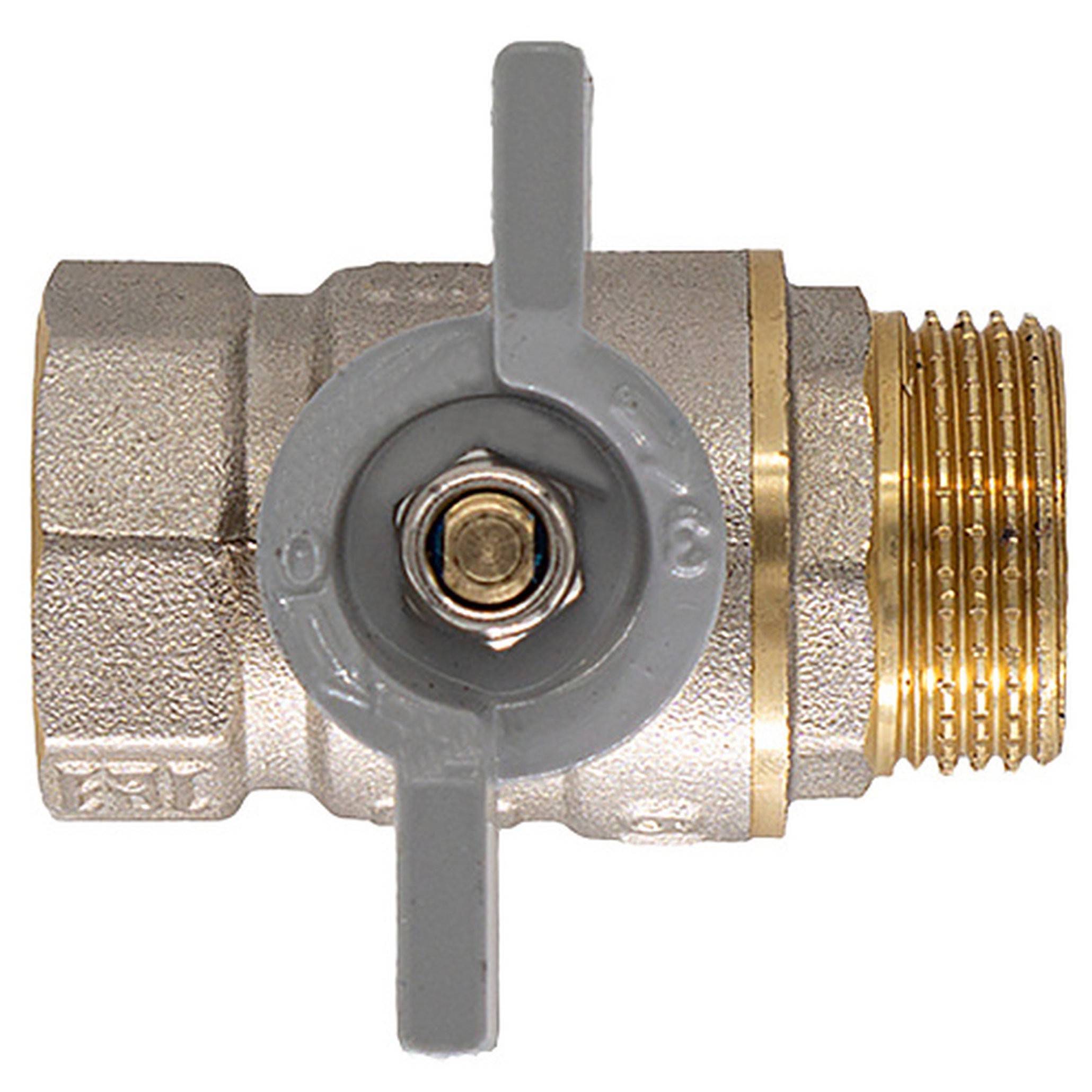 Кран шаровой для воды CTM СТАНДАРТ 1 г/ш бабочка CWFMB001