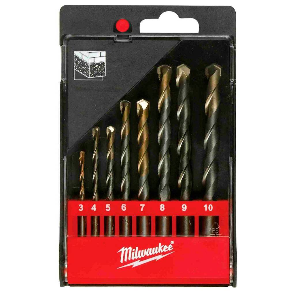Набор сверл по бетону Milwaukee ударные DIN 8039 8 шт 4932480158