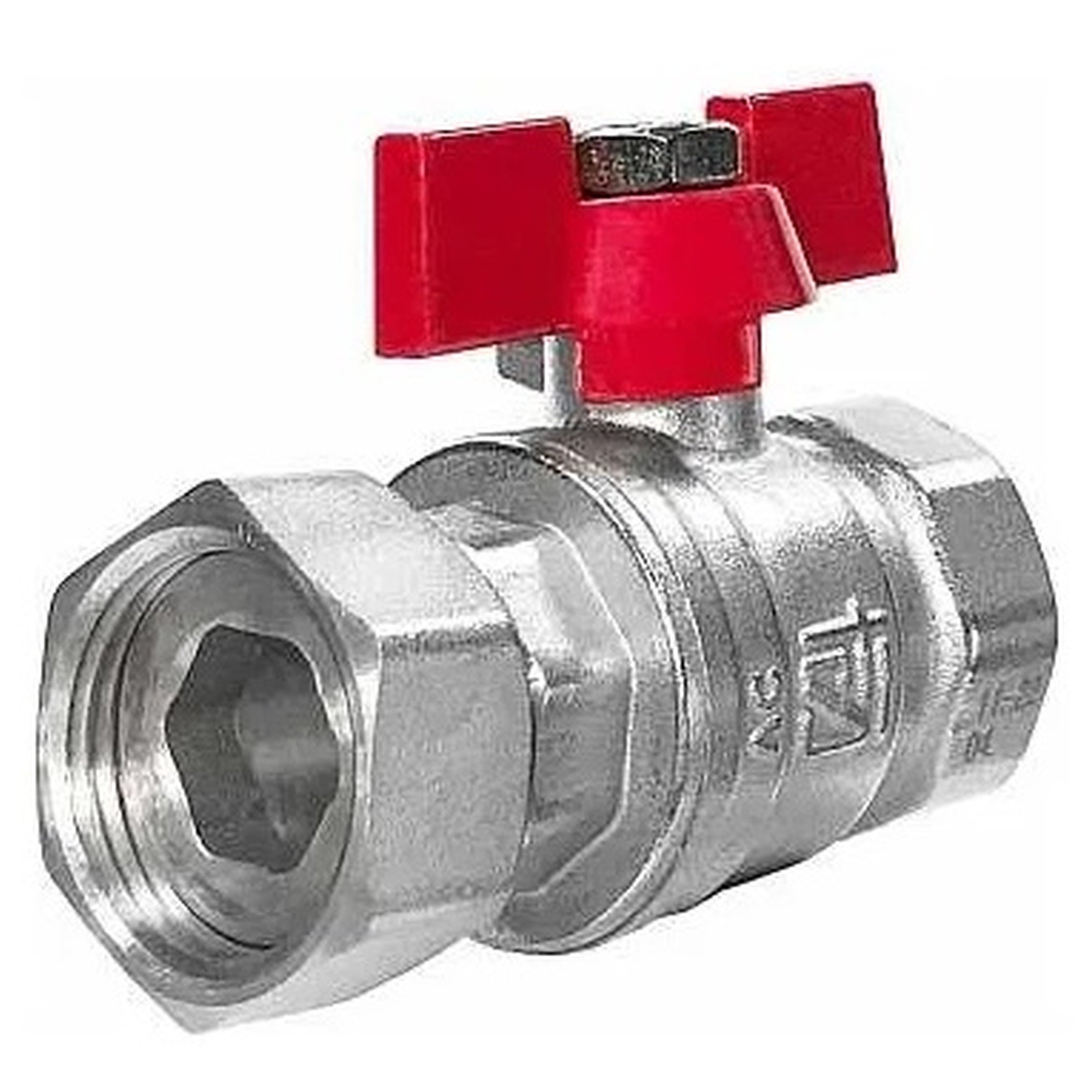 Кран шаровой STI 20 Г/Г с накидной гайкой для котлов 1609522