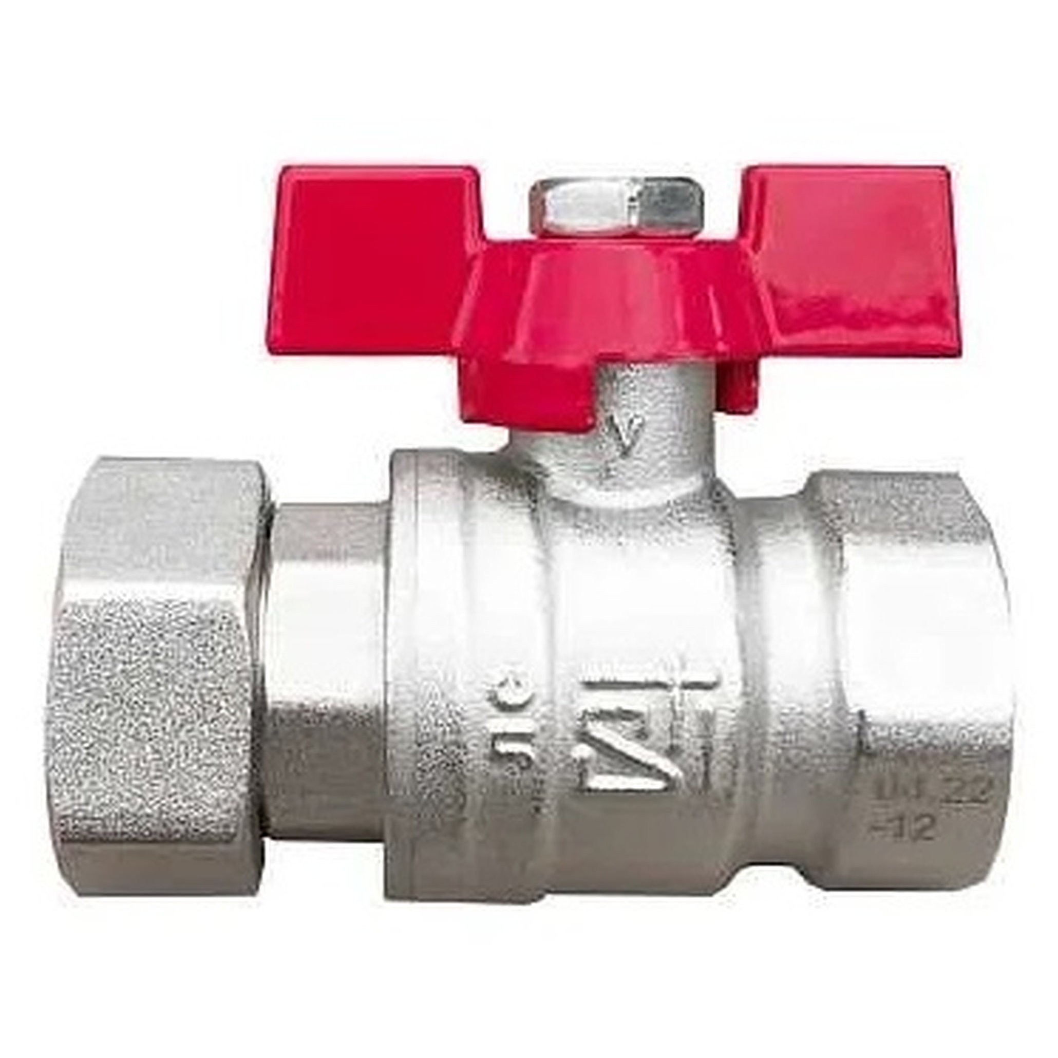 Кран шаровой STI 20 Г/Г с накидной гайкой для котлов 1609522