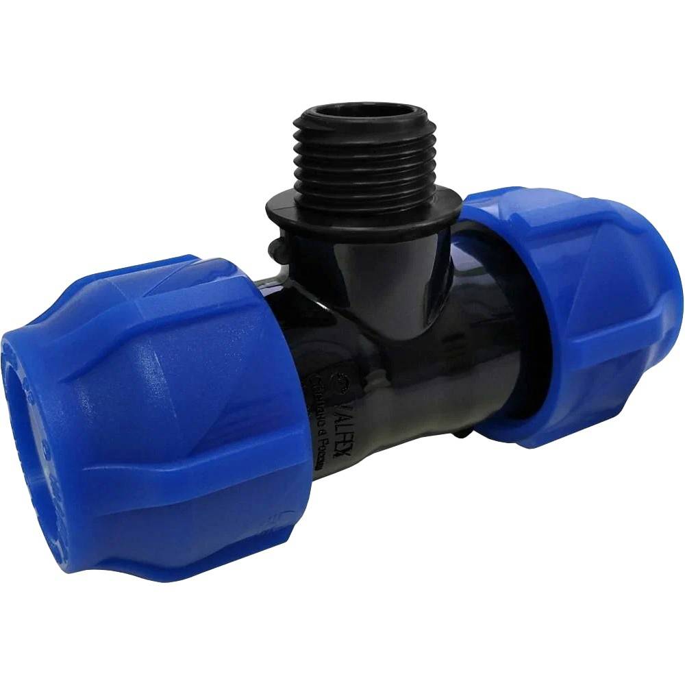 Тройник компрессионный переходной Valfex 63х1 1/4х63 мм НР 1425796