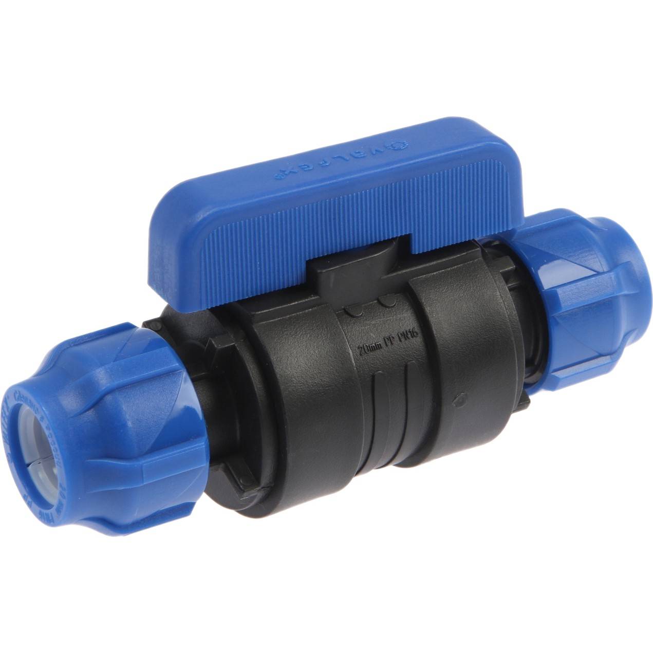 Кран шаровой компрессионный Valfex цанга-цанга 20x20 мм 1425609