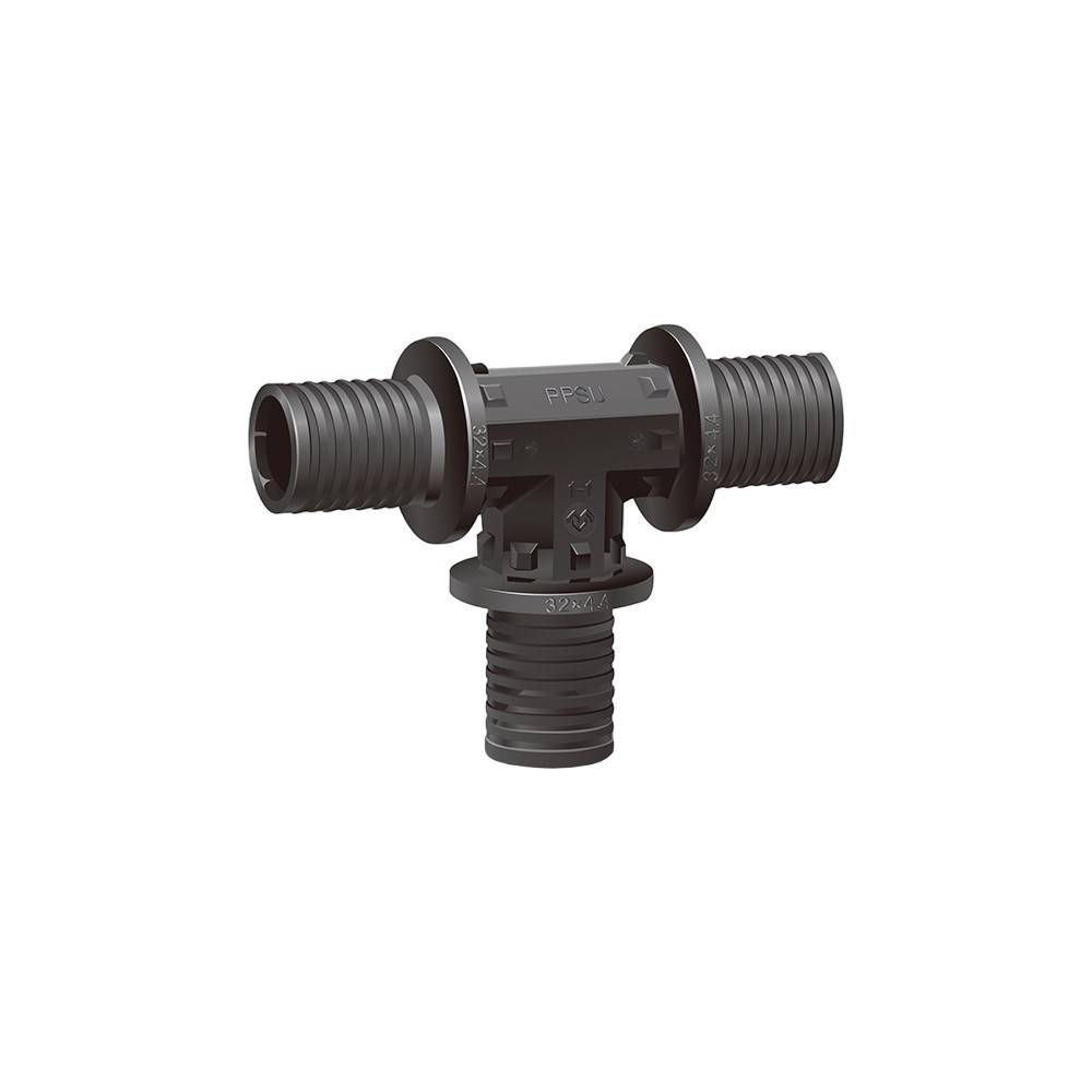 Тройник аксиальный равносторонний Varmega Slide-fit 20 мм PPSU VM50402