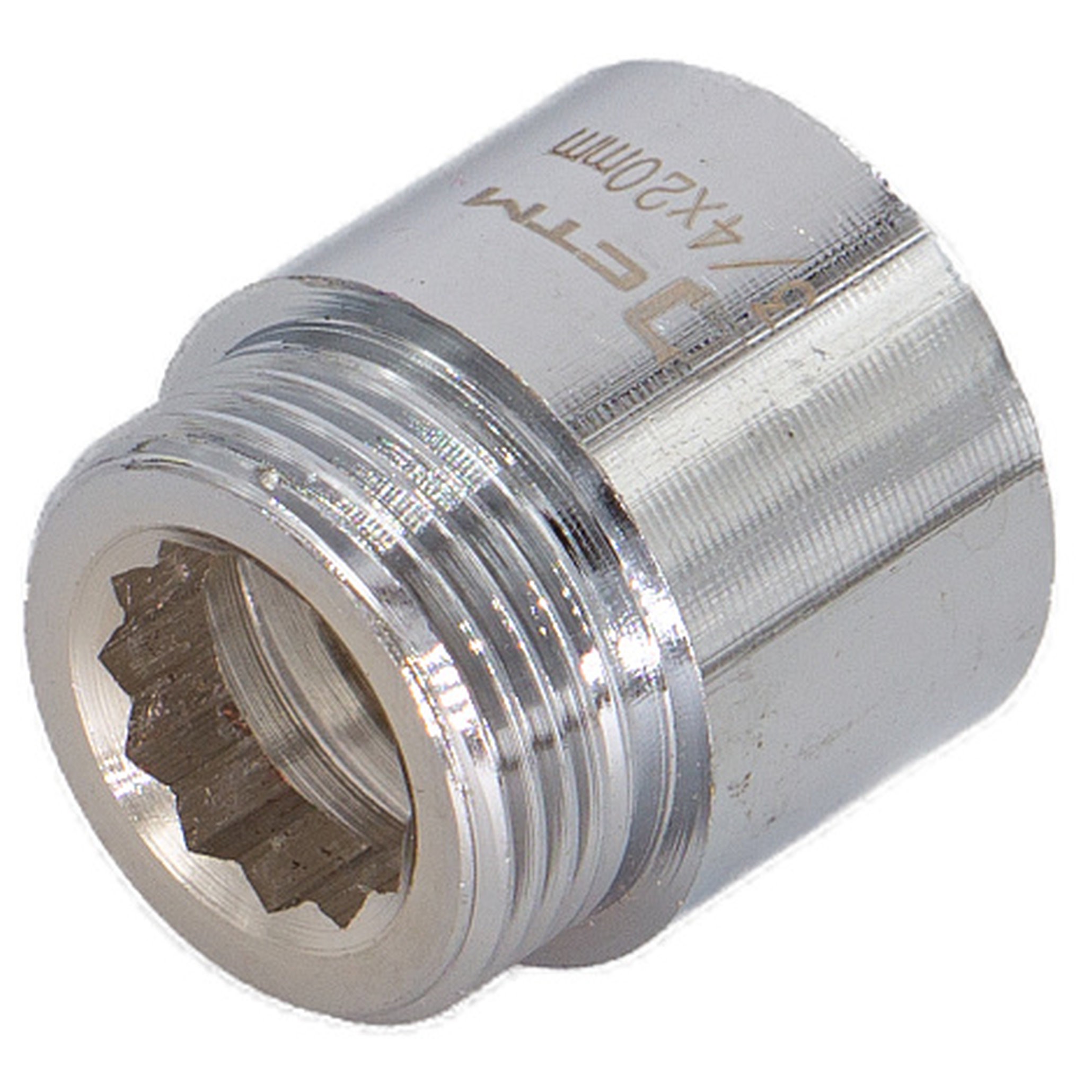 Удлинитель хромированный AQUALINK 3/4 x 80 мм ВН 101-012-080