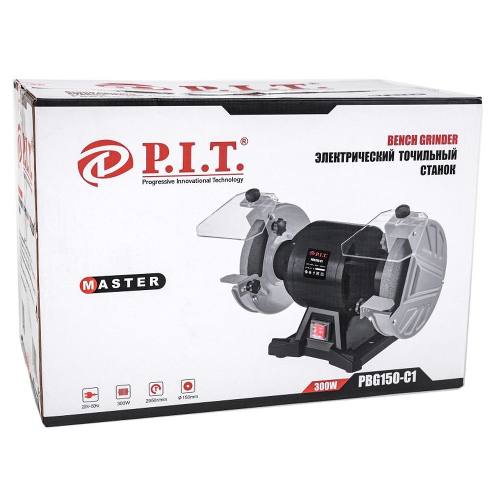 Станок точильный P.I.T. МАСТЕР PBG150-C1 300 Вт 150 мм PBG150-C1
