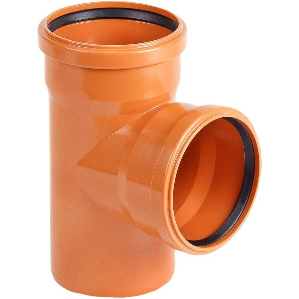 Тройник наружной канализации ХЕМКОР 110х110 мм 87° НС-1455352