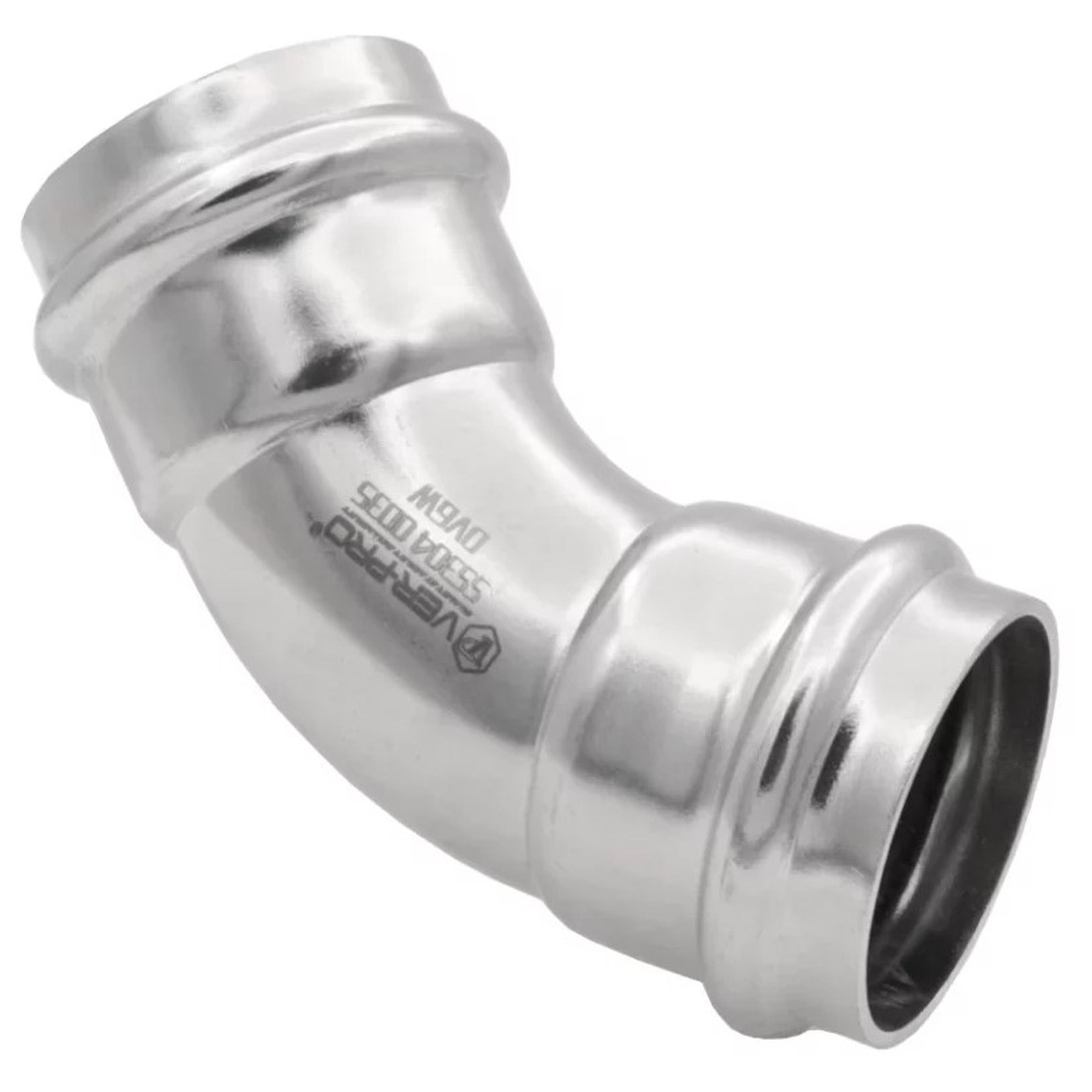 Уголок VIEIR 45 градусов вн/вн нержавеющая сталь 18х18 мм 1451010