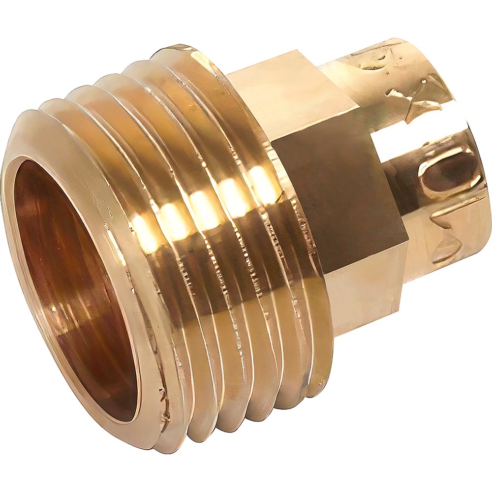 Соединитель переходной SANHA бронзовый пайка-НР 22x3/4 тип 4243G 142432234