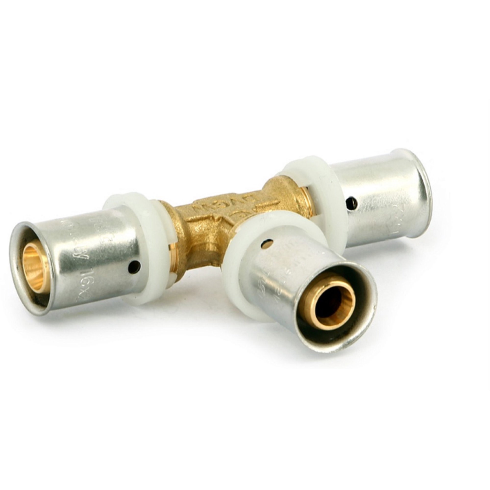 Тройник пресс Uni-Fitt 26x26x26 мм 1513617