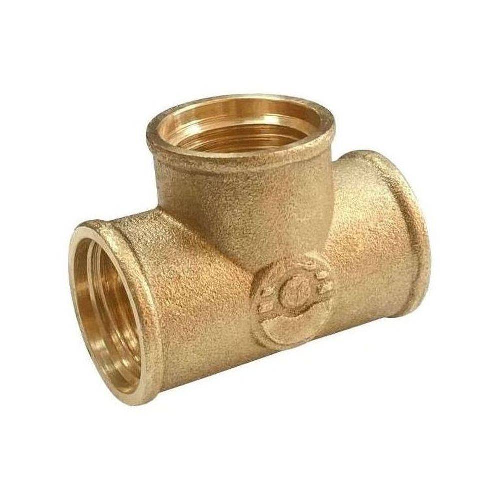 Тройник латунный никелированный VALFEX ВР-ВР-ВР 1/2 VF.130.N.012