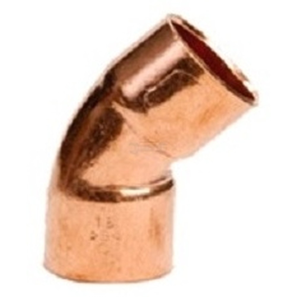 Отвод медный Hailiang 45° двухраструбный 18 мм 1704303