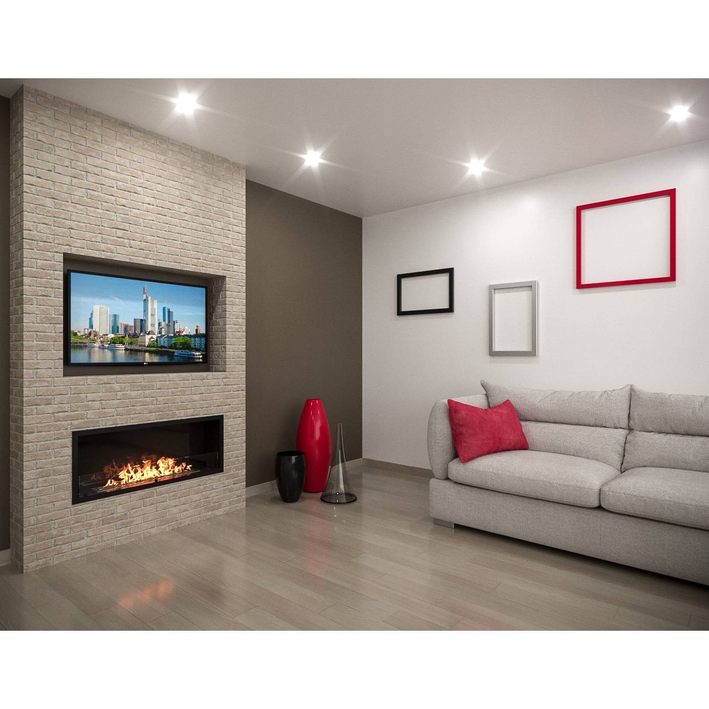 Каминокомплект биокамин Firelight BFP/P-1015 XS с набором керамических дров сосна НС-1708522