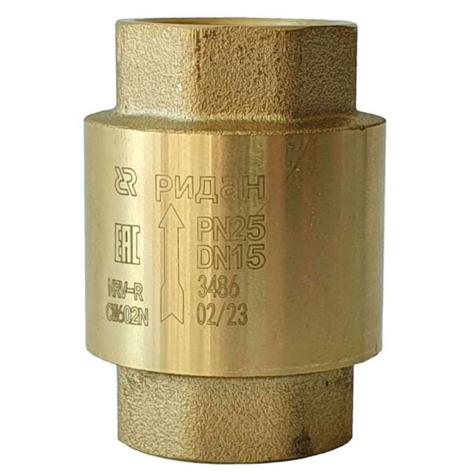 Клапан обратный резьбовой Ридан NRV-R DN32 PN25 065B8223R