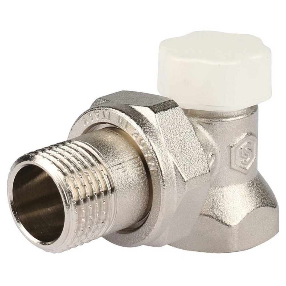 Клапан запорно-балансировочный радиаторный STOUT угловой 1/2 SVL-1156-000015