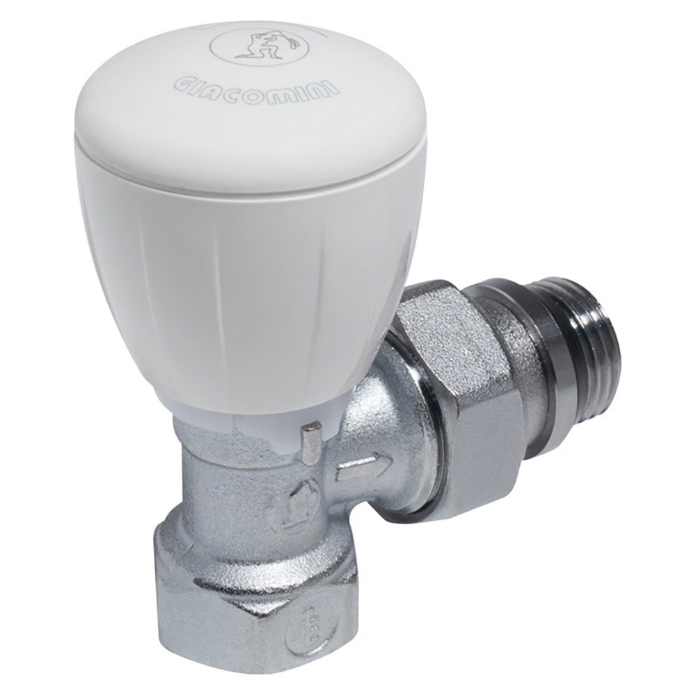 Клапан термостатический Giacomini угловой микрометрический 3/4 R421X034