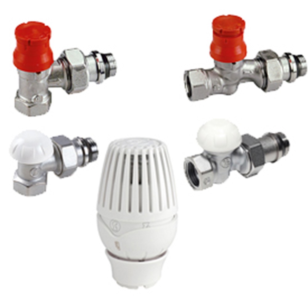 Комплект термостатический Giacomini с преднастройкой 1/2 прямой R460PF013