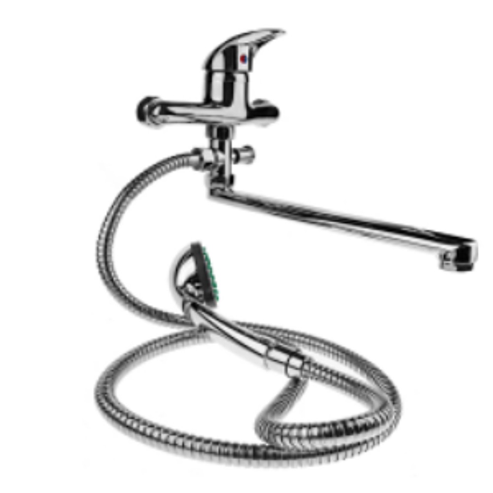 Смеситель для ванны Мираж TYE-2119 40 мм L-излив TYE-2119