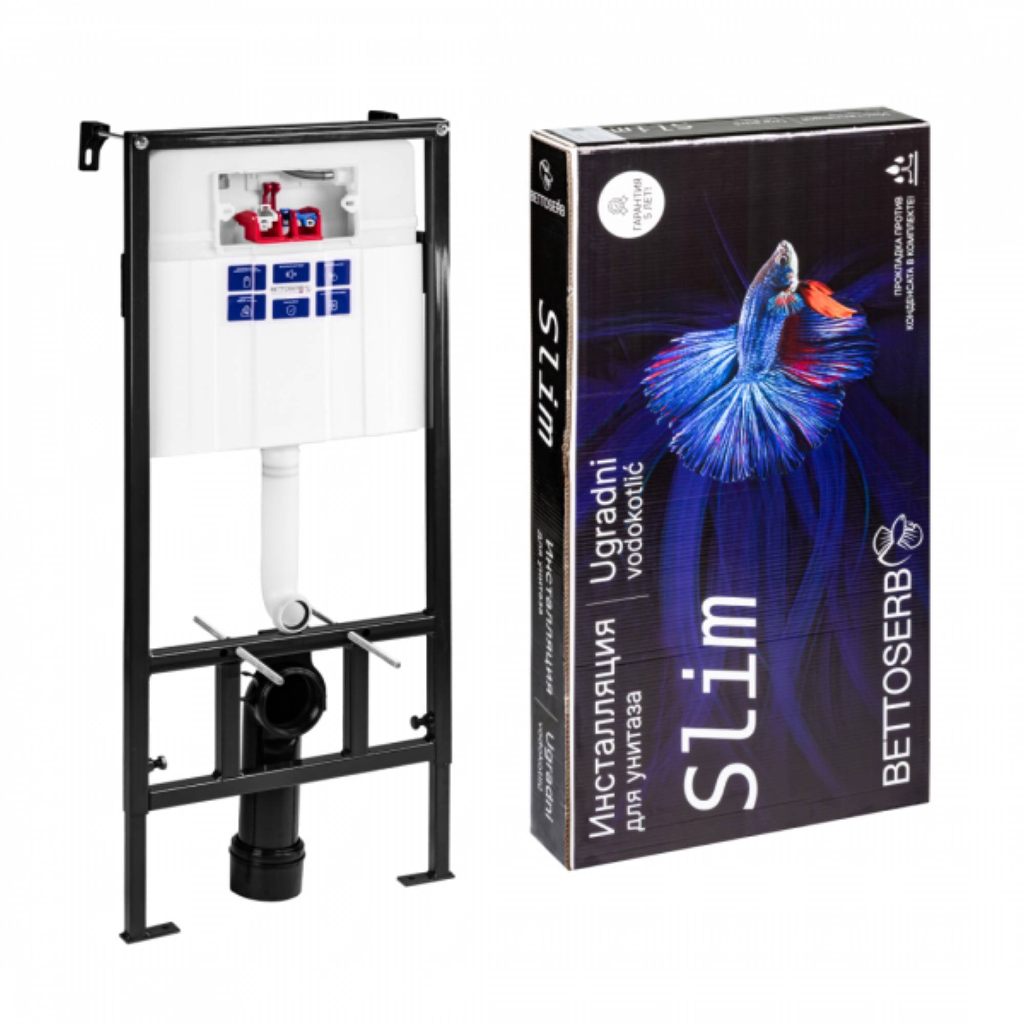 Система инсталляции для подвесного унитаза BETTOSERB Sava Fix Slim 40006810