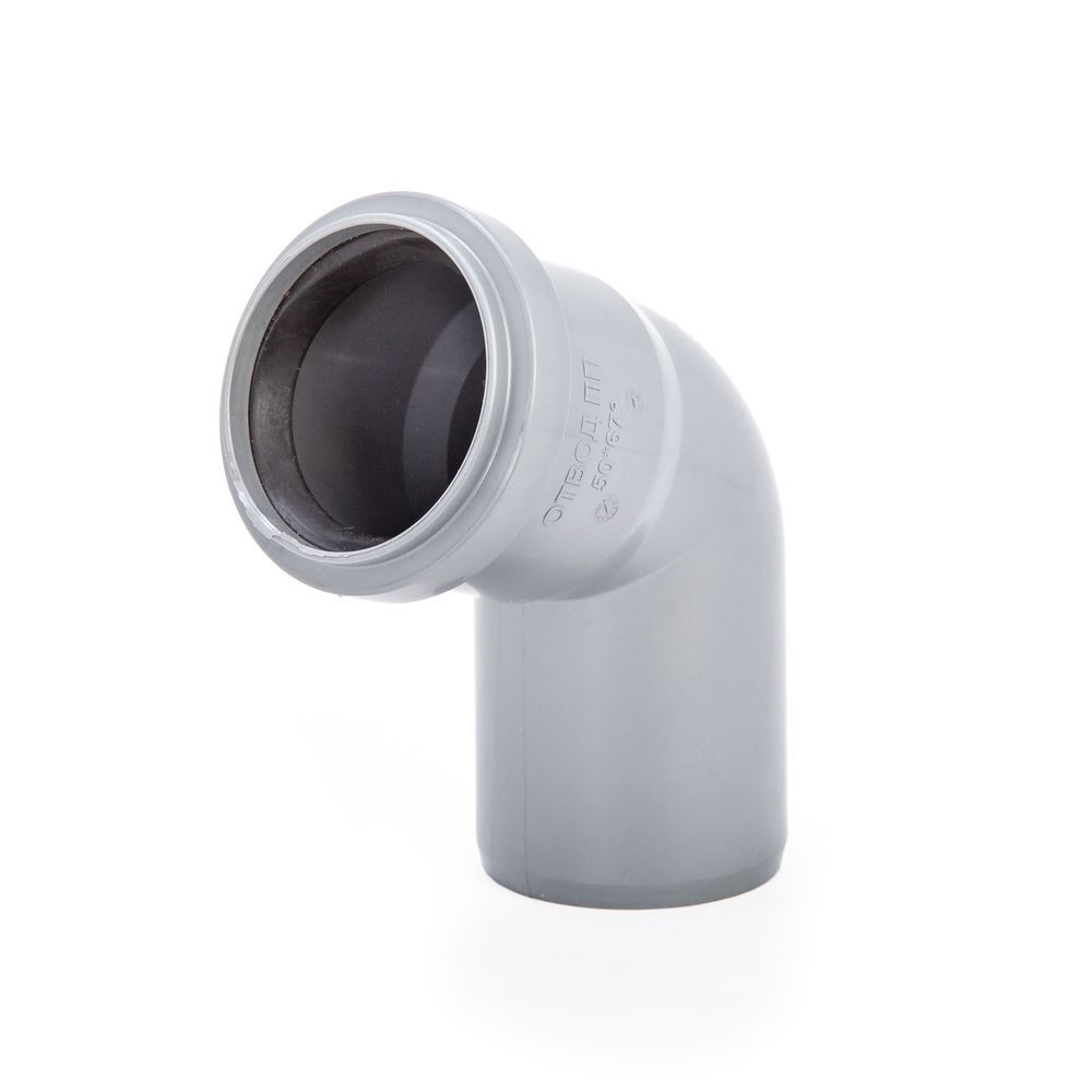 Отвод для внутренней канализации Lammin ВК 50 мм 67.5° НС-1641881