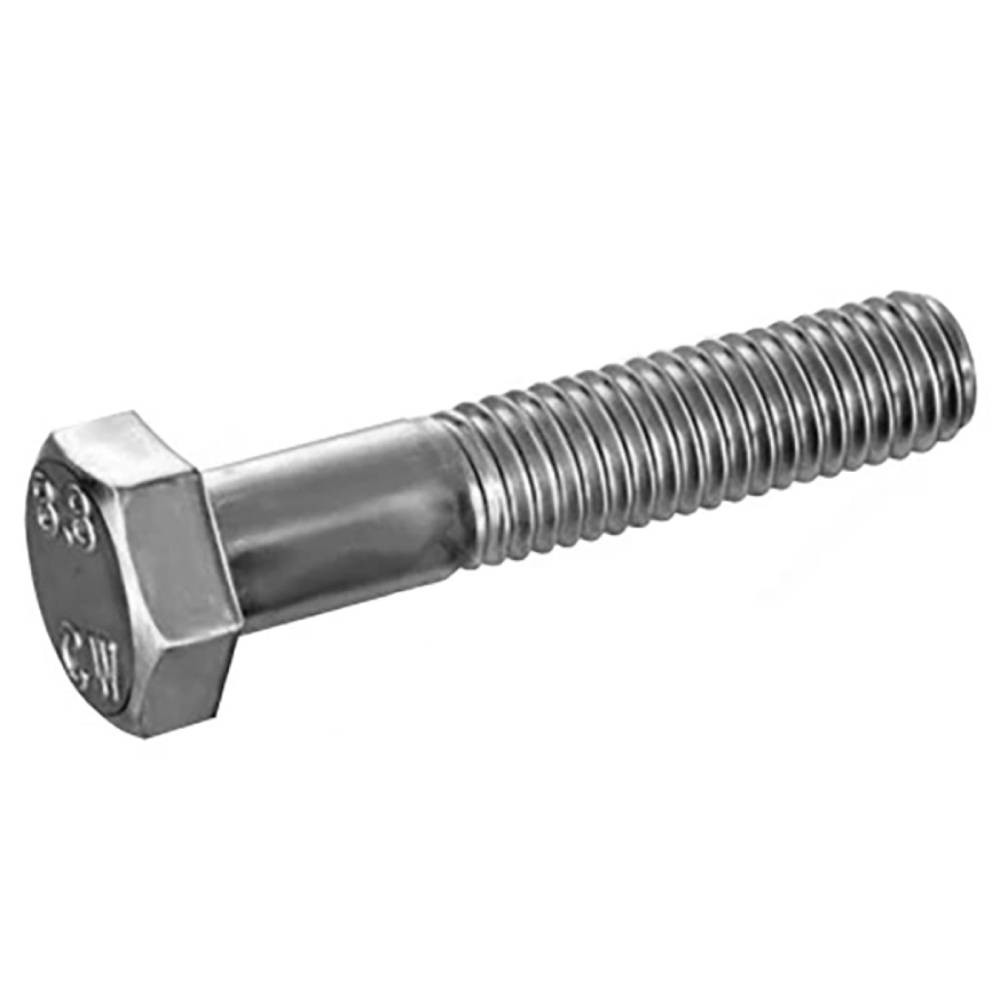 Болт стальной M16x70 мм класс прочности 5.8 DIN 931 ГОСТ 7798-70 НС-1058399