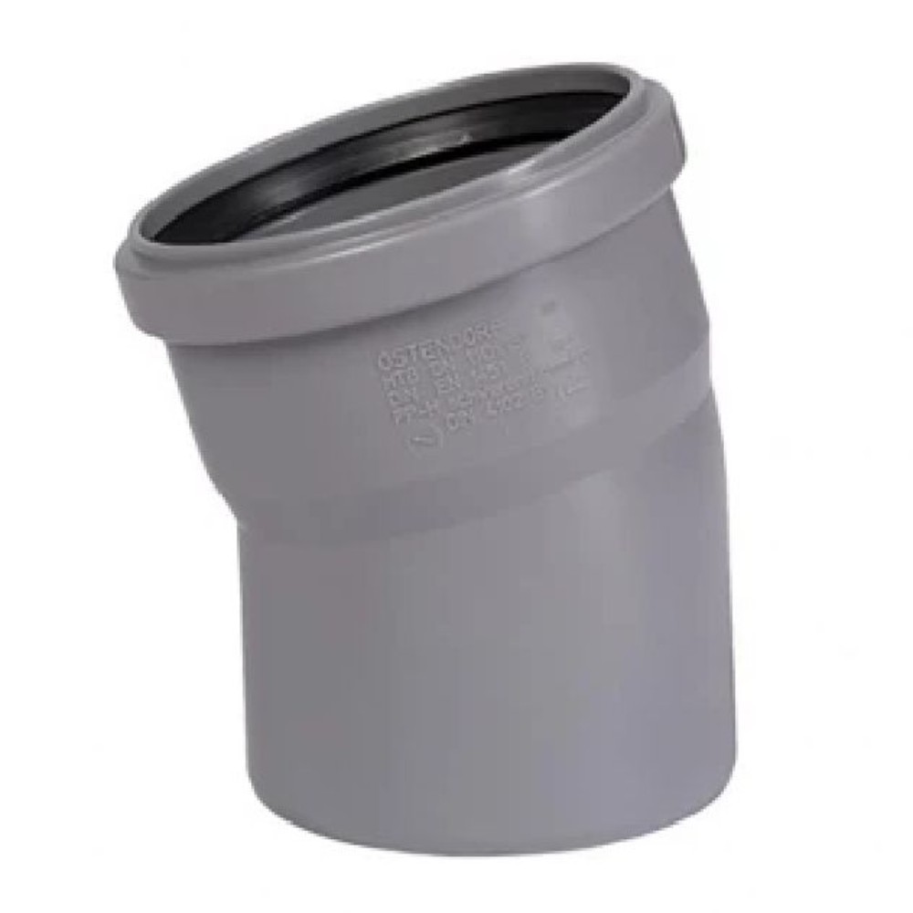 Отвод канализационный Ostendorf HT HTB 50 мм 15° 112100