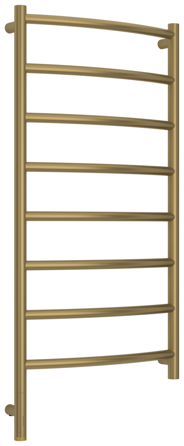 Полотенцесушитель электрический Сунержа Галант 3.1 500х1000 мм левое подключение золотой шёлк матовый 32-6000-1050