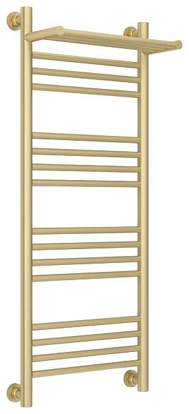 Полотенцесушитель водяной Сунержа Богема+ с 1 полкой 400х1000 мм матовая шампань 022-0223-1040