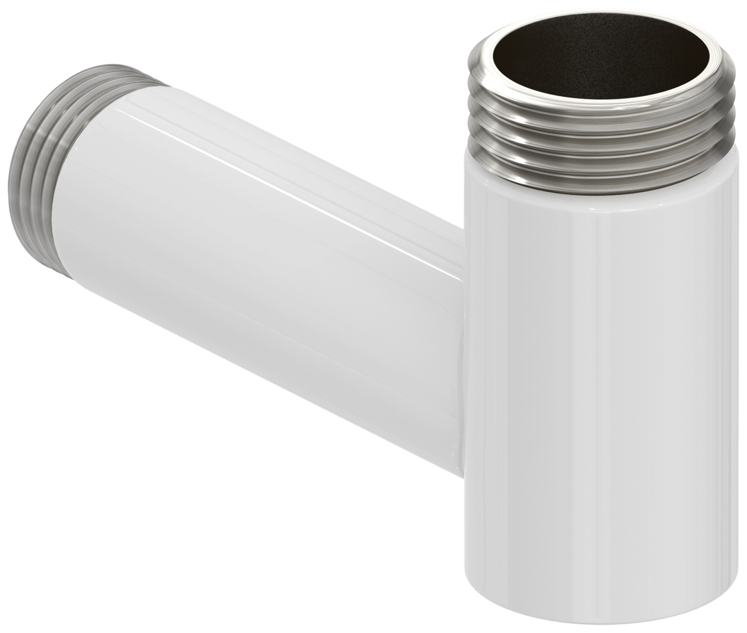 Уголок переходной Стилье G 3/4 HP - G 1/2 HP белый глянцевый 122003-3412