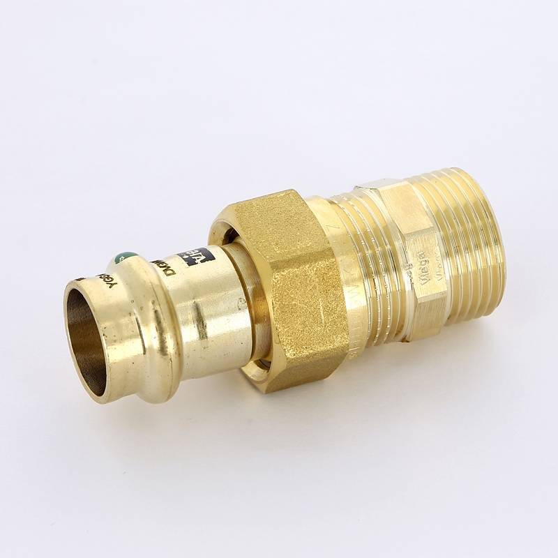 Муфта разъёмная пресс-Н бронза Viega Sanpress 18x3/4 283377