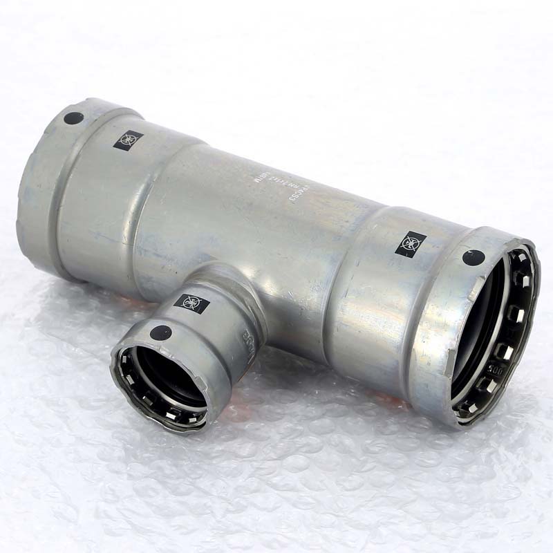 Тройник пресс Megapress Viega 2x1x2 695132